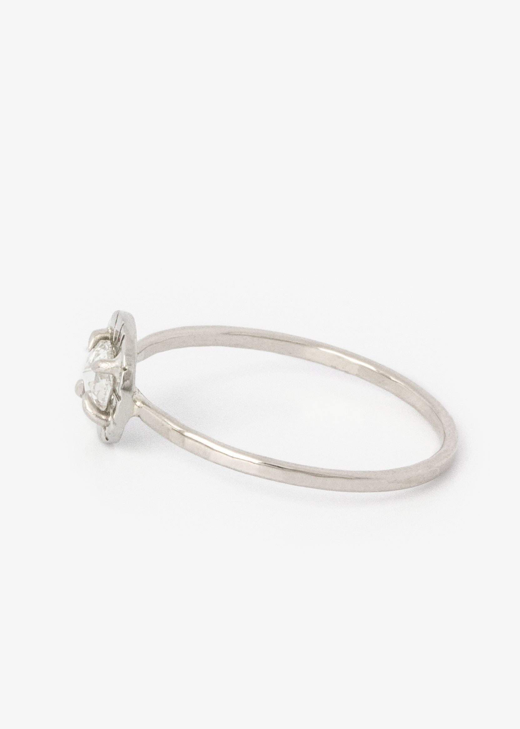 Rosecut Diamond Etruscan Ring