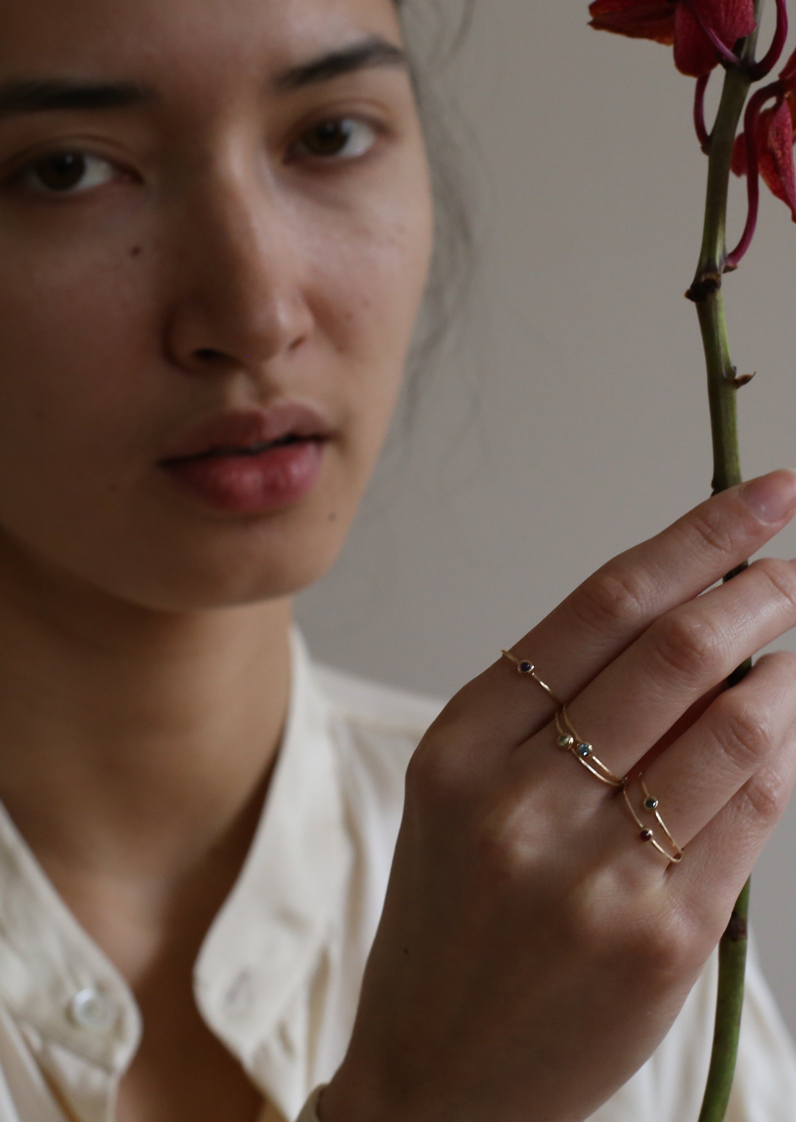 Birthstone Pip Ring