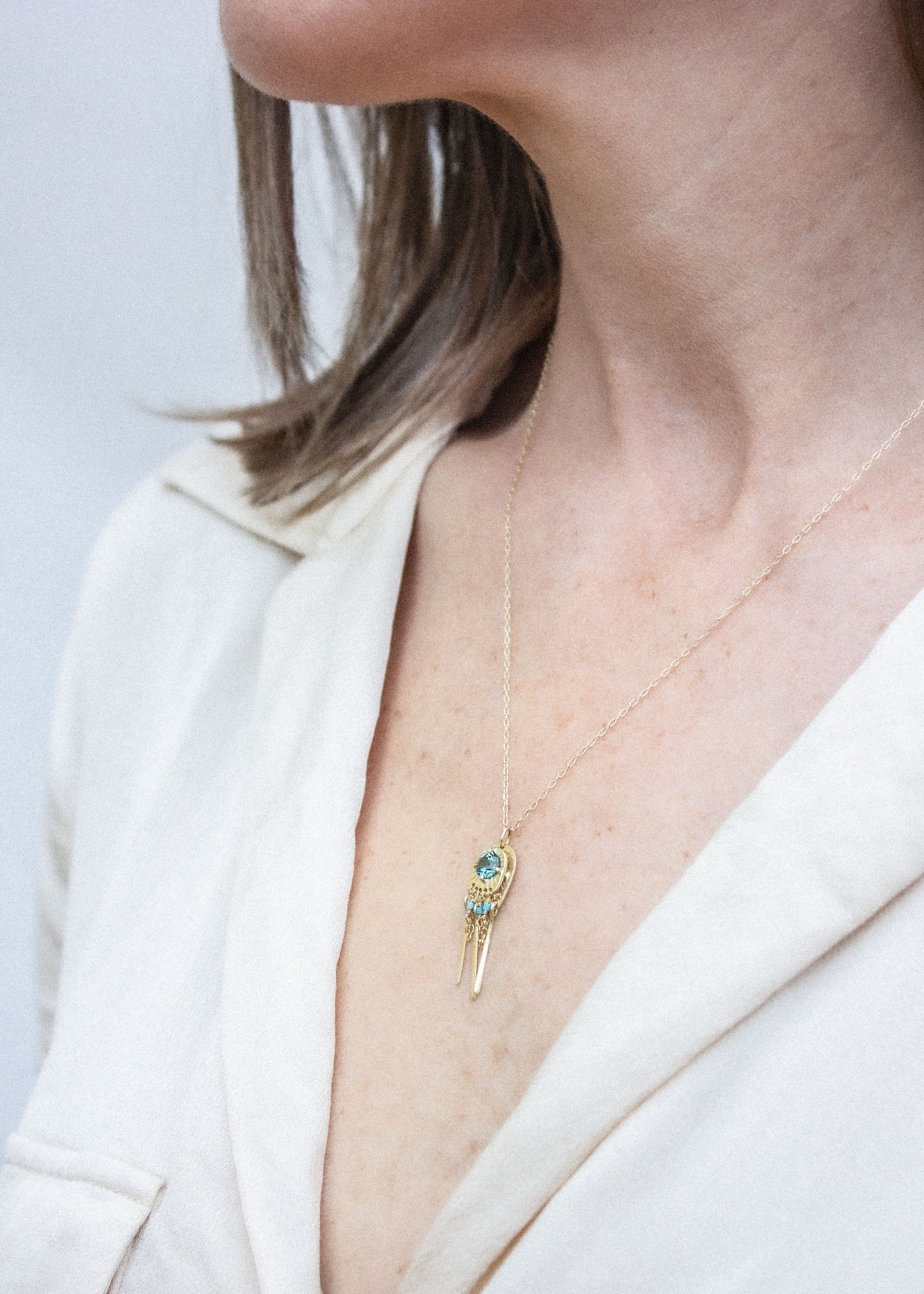 Mezzanine Necklace No. 2 with Tourmaline