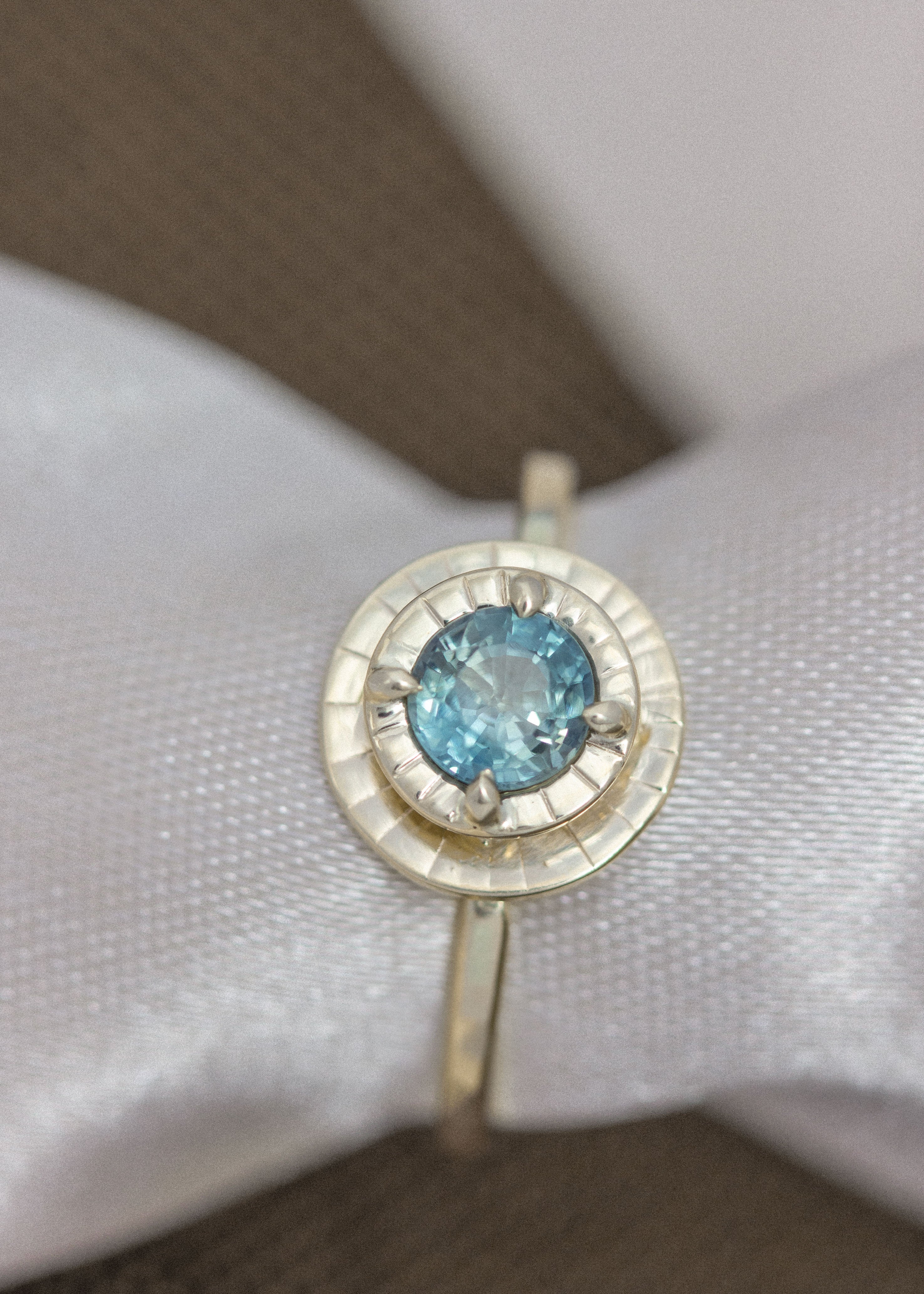 Mezzanine Ring No. 6 with Sapphire