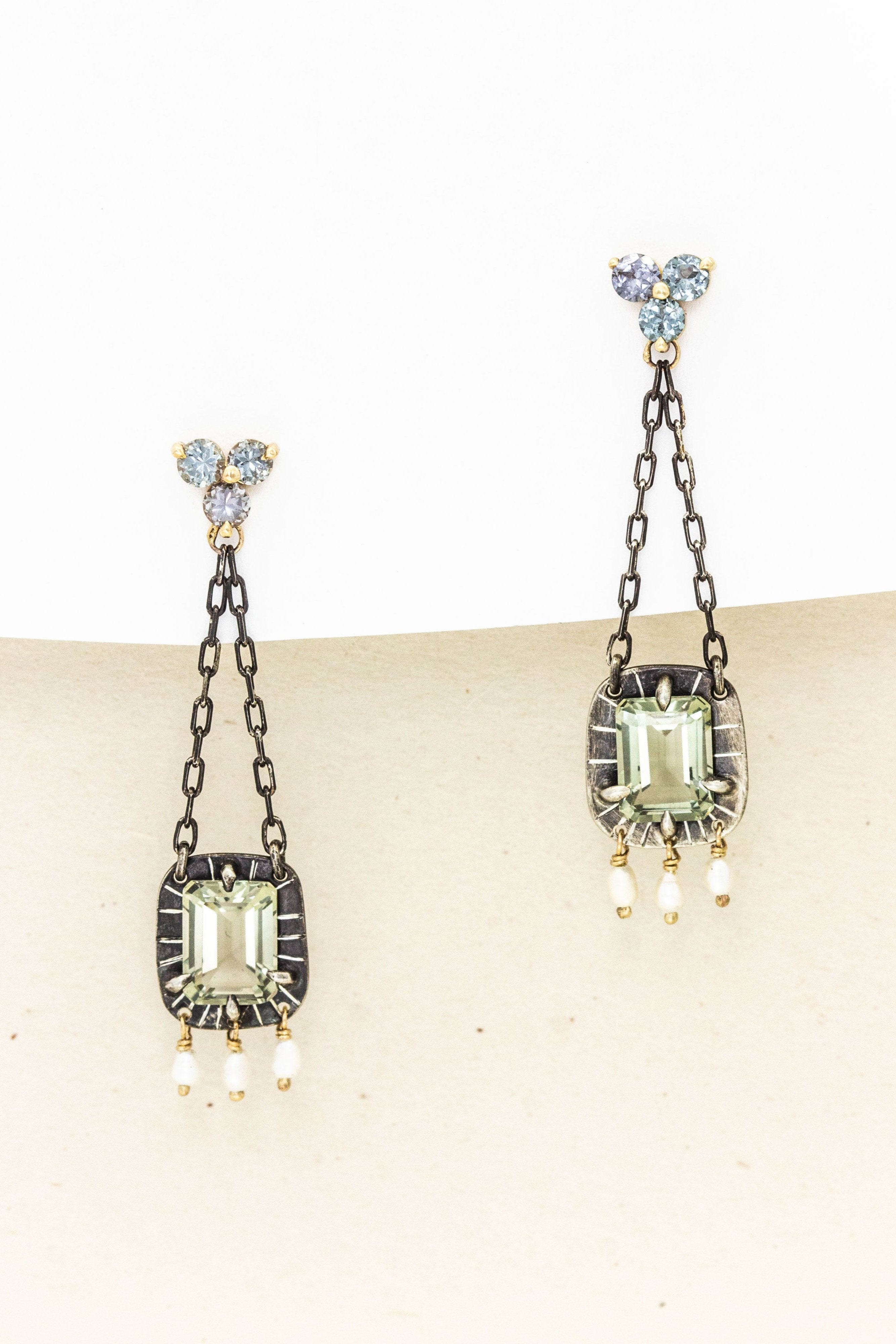 Green Amethyst Sabina No. 2 Earrings