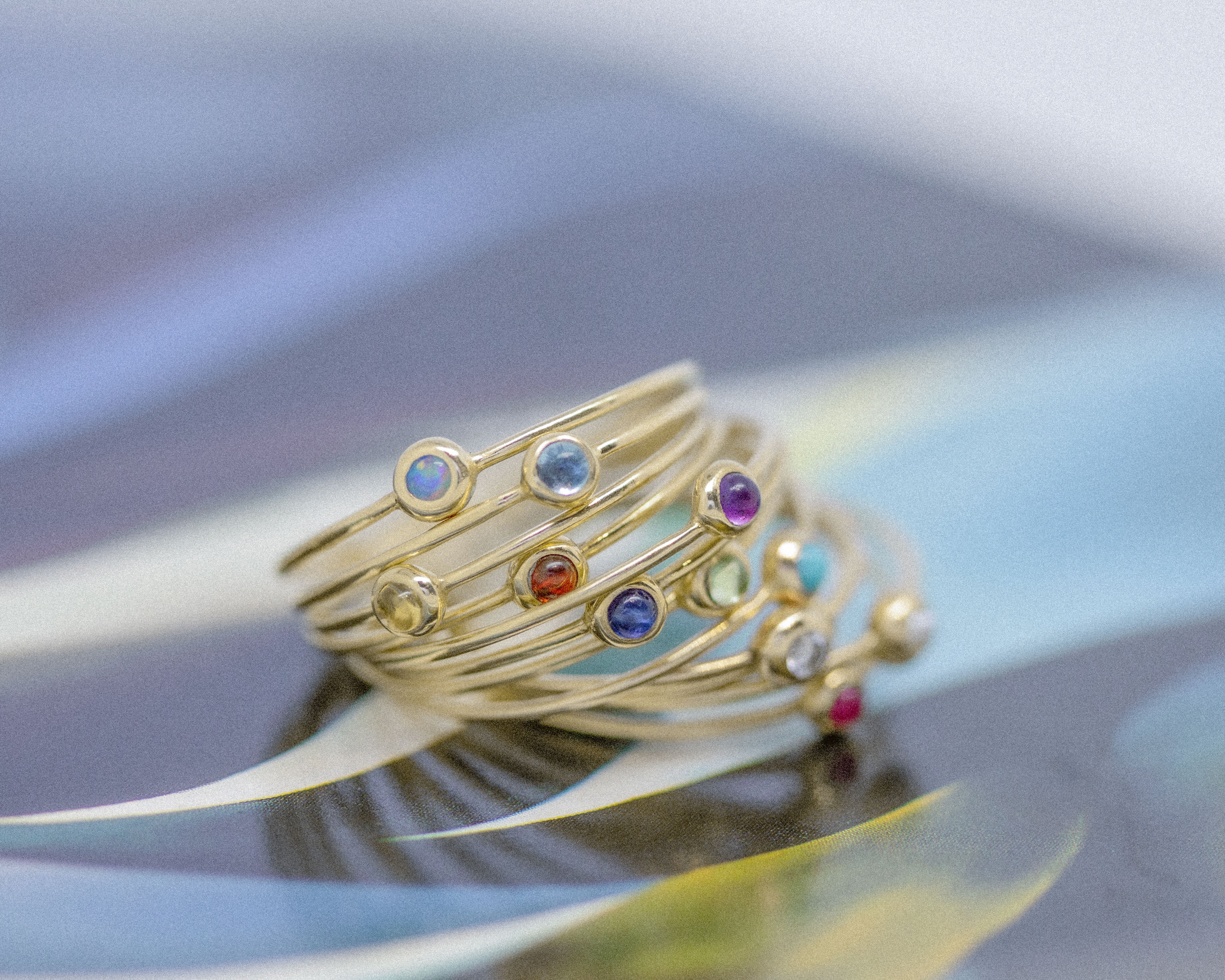 Birthstone Pip Ring